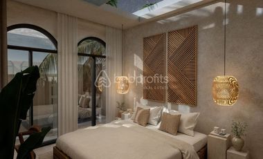 Claim Your Boho – Style Oasis: Kedungu 1-Bed Leasehold Villa with Rooftop Minutes from Pigstone Beach