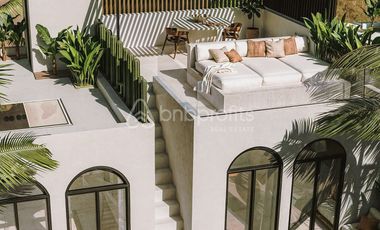 Claim Your Boho – Style Oasis: Kedungu 1-Bed Leasehold Villa with Rooftop Minutes from Pigstone Beach