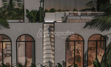 Claim Your Boho – Style Oasis: Kedungu 1-Bed Leasehold Villa with Rooftop Minutes from Pigstone Beach