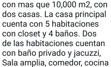 Venta de finca Lote 10.752 m2,  2 casas, El lugar ideal para vivir, a 6 kilómetros del Aeropuerto de Rionegro