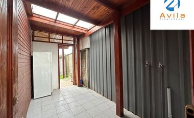 Pucón Terreno 121M2 con 1 casa de 2 pisos en sector el Claro , COD.VTIN073