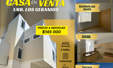 ¡Tu nuevo hogar te espera en la Urb. Los Geranios, Piura!