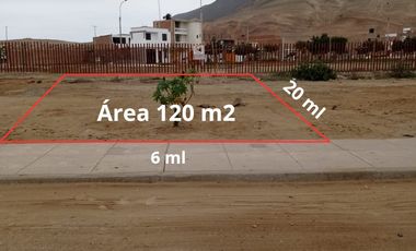 SE VENDE TERRENO EN AV. PRINCIPAL URB. LAS LOMAS DE PUCUSANA CERCA AL CLUB POSEIDON