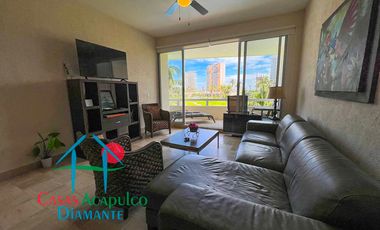 Depa en venta con terraza, vista a la alberca y al campo de golf Mayan