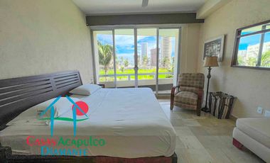 Depa en venta con terraza, vista a la alberca y al campo de golf Mayan