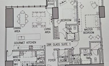 NEGOTIABLE!!!! 2 Bedroom Glass Suite with Makati View for SALE in Park Central Towers, Makati City
