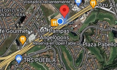 UBICADISIMO TERRENO COMERCIAL INTEGRADO A PLAZA COMERCIAL SOBRE LA ATLIXCAYOTL