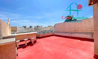 Roof garden con asador. Estancia con salida a las áreas comunes