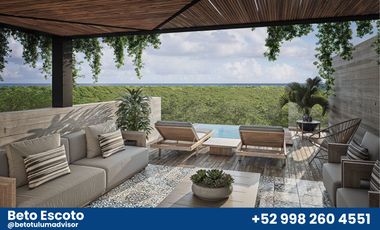Departamento con VISTA AL MAR de 3REC con PISCINA PRIVADA
