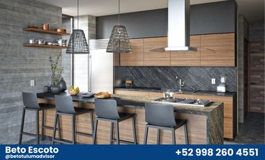 Departamento con VISTA AL MAR de 3REC con PISCINA PRIVADA