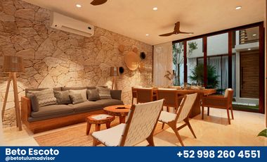Eco-Luxury Villas de 3rec en una zona lujosa de Tulum