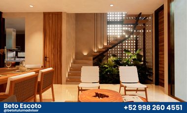 Eco-Luxury Villas de 3rec en una zona lujosa de Tulum