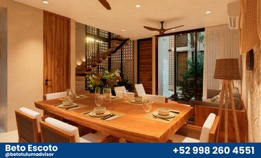 Eco-Luxury Villas de 3rec en una zona lujosa de Tulum