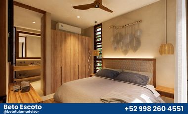 Eco-Luxury Villas de 3rec en una zona lujosa de Tulum