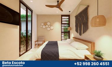 Eco-Luxury Villas de 3rec en una zona lujosa de Tulum