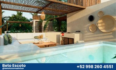 Eco-Luxury Villas de 3rec en una zona lujosa de Tulum