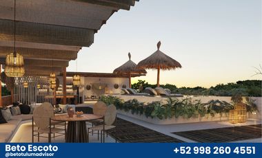 Estudio para INVERSIÓN dentro de la zona más exclusiva de Tulum