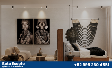 Estudio para INVERSIÓN dentro de la zona más exclusiva de Tulum