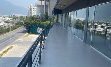 Renta Local 40 m2 Nuevo Obra Gris  plaza Helysium .Ave. Fundadores, Mty.