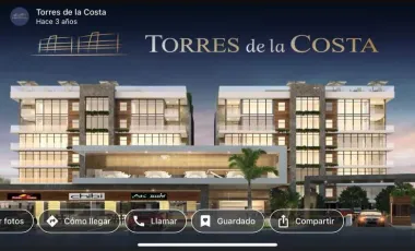 Venta Dpto. 65 m² Torres de La Costa. Via  La Costa, Km 11 ( entre Bello-Horizonte y Plaza Colonia) de 2 dormitorios