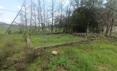 Huasca Terreno en venta a 3 minutos del bosque de las truchas.