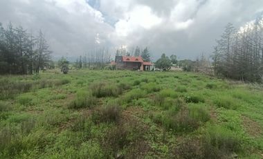 Huasca Terreno en venta a 3 minutos del bosque de las truchas.