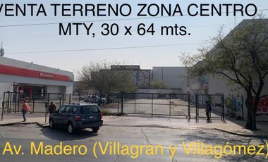 Terreno en VENTA Centro, Monterrey