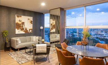RENTA DE EXCLUSIVO DEPARTAMENTO AMUEBLADO   EN TORRE SELENITE EN SAN MARTINITO, PUEBLA.