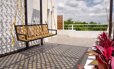 casa con roodgarden, 3 recamaras y alberca