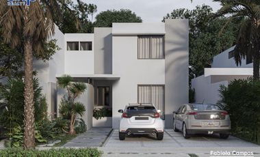 Casa de 2 pisos y 2 recámaras en privada residencial en Caucel - Preventa