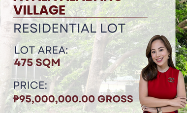 Ayala Alabang Village Residential Lot For Sale in Muntinlupa City
