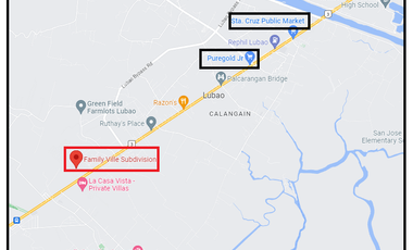 FORECLOSED House & Lot for Sale in FAMILY VILLE SUBDIVISION Lubao Pampanga