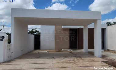 Casa en venta de 1 piso y 3 recámaras en Cholul Mérida - Preventa abril 2025