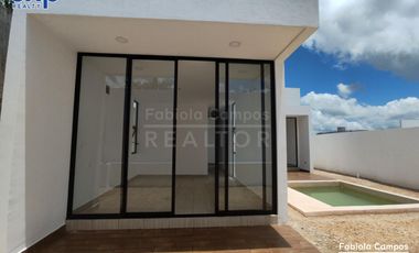 Casa en venta de 1 piso y 3 recámaras en Cholul Mérida - Preventa abril 2025