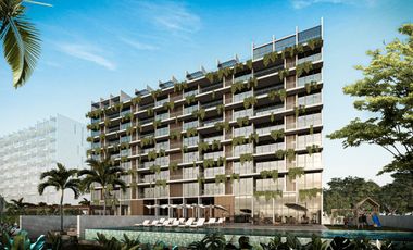 Penthouse con terraza, con casa club y parques, vista a lago, en Cancun, Quintana Roo Mexico. Fase 1