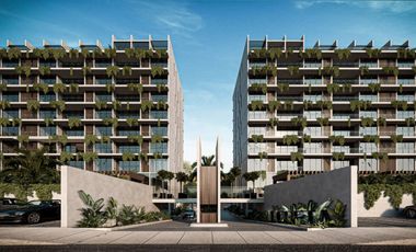 Penthouse con terraza, con casa club y parques, vista a lago, en Cancun, Quintana Roo Mexico. Fase 1