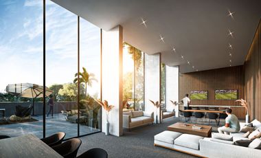Penthouse con terraza, con casa club y parques, vista a lago, en Cancun, Quintana Roo Mexico. Fase 2