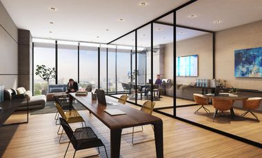 Estudio con terraza, spa, gimnasio, salon de juegos, venta, reforma Ciudad de México.