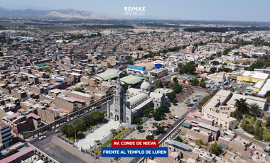 Amplio Local De 03 Frentes En Alquiler - Frente Al Templo De Luren (Ica)