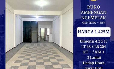 JUAL RUKO AMBENGAN NGEMPLAK SURABAYA GENTENG KOSONGAN