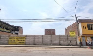 OCASION EN VENTA TERRENO COMERCIAL 304m2 TORRE BLANCA DE CARABAYLLO.