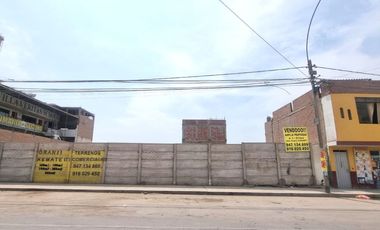 OCASION EN VENTA TERRENO COMERCIAL 304m2 TORRE BLANCA DE CARABAYLLO.