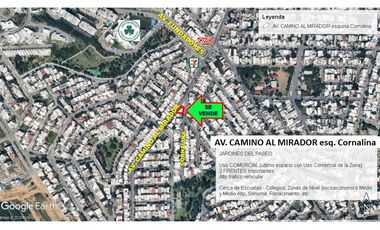 Local Comercial y Of. VENTA AV. CAMINO AL MIRADOR Paseo Residencial MONTERREY 2 Amplios Frentes ESQUINA Super Ubicado CENTRICO Muy Visible 2 Plantas