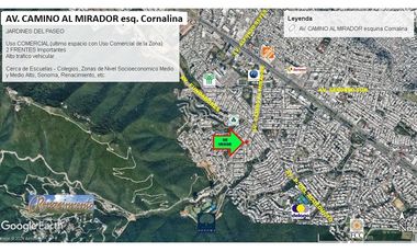 Venta Excepcional LOCAL COMERCIAL y Oficinas AV. CAMINO AL MIRADOR Paseo Residencial Monterrey ESQUINA 2 PISOS Super Visible Estratégico