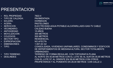 TERRENO LOMAS DE SAN SEBASTIAN