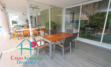 Hermosa casa con alberca privada, asoleadero y espectacular vista a la bahía de Santa Lucía