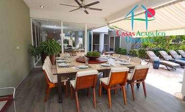 Hermosa casa con alberca privada, asoleadero y espectacular vista a la bahía de Santa Lucía