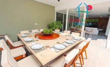 Hermosa casa con alberca privada, asoleadero y espectacular vista a la bahía de Santa Lucía