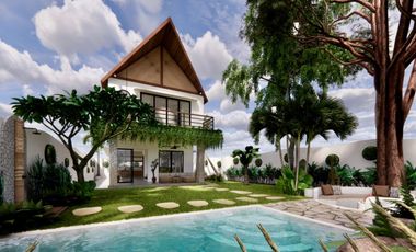 Luxurious Leasehold Offline Villa with Stunning Rice Field View