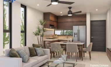 Casa en venta de 2 pisos y 2 recámaras en Conkal Yucatán - Preventa diciembre 2026